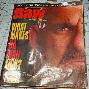 WWE Raw Magazine Featuring Bill Goldberg August 2003